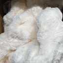 EverGrace Ultra Soft Luxury Fluffy Faux Rabbit Fur Throw Blanket, Thick Warm Bubble Throw for Bed, Cozy Plush Reversible Blankets for Couch, Chair, Sofa, Ivory White, 60x80 Inches