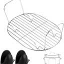 Steam and Roast Rack Compatible with Ninja Foodi Possible Cooker Pro 8.5 Qt MC1000 MC1001 MC1010 Series, Stainless Steel Possible Cooker Accessories for Slow Cooker Crock Pot