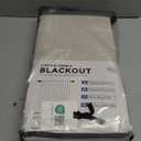 100% Blackout Shield Linen Blackout Curtains for Bedroom 96 Inches Long, Back Tab/Rod Pocket Living Room Drapes, Thermal Insulated Blackout Curtains 2 Panels Set, 50" W x 96" L, Oatmeal