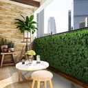 ColourTree 39" x 138" Artificial Ivy Privacy Fence & Backdrop Wall, Sturdy Backed Faux Leaves Hedges Panel for Outdoor, Indoor Decor