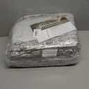 Machine Washable Rugs for Living Room: 8x10 Area Rugs for Bedroom Vintage Stain Resistant Non Slip Low Pile Soft Boho Carpet for Kitchen Dining Room Farmhouse Kids Room Nursery (Grey and Orange)