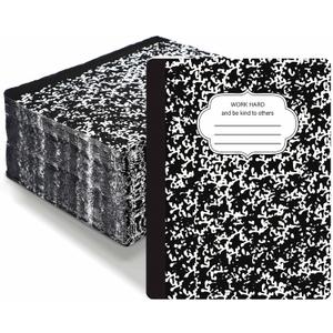 100 Pcs Back to School Paper Napkins Composition Notebook Disposable Season Dinner Napkins Table Decoration for First Day of School Party Supplies (Black)
