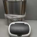 iTouchless 13 Gallon / 50 L Oval Sensor Kitchen Trash Can with Odor Filter