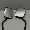 Mirrors Doors Off Compatible with Jeep Wrangler JK CJ JL & Unlimited - Door Hinge Side Mirrors for Jeep - 2 Pack 5.5 x 7.5 inches Side Rear View Mirrors for Doors Off Driving