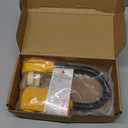 50 Amp to 110 Adapter with 20 Amp Circuit Breaker,14-50P to 4 Way 5-20R/15R Outlet, 50 amp to 20 amp Generator Plug Extension Cord for RV, Campsites, Emergency Power Outages