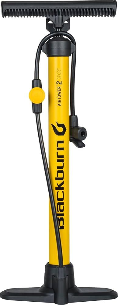 Blackburn Bike Pump with Gauge,High Pressure,Floor Bicycle Pump Compatible with Presta and Schrader Valve,Bike Tire Pump for Road Bike,MTB,Hybrid,Balls…