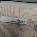 Messic Womens Short Sleeve Sweaters 2025 Summer Casual Crewneck Pullover Tops L