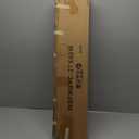 SEEYE 2 Inch Faux Wood Blinds for Indoor Windows with Crown Valance, Cordless Room Darkening Window Blind, 27" W x 60" H, Horizontal Wooden Shades for Bedroom, Kitchen, Office, Doors, White