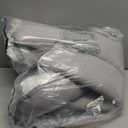 KISS GOLD Baby Lounger - Breathable Soft Cotton Cover Baby Lounger Nest, Babies Essentials Gifts, Portable Lounger for Baby Tummy Time Floor Playing Seated Support for Home and Travel (Grey Feather)