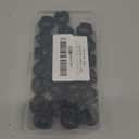 25pcs Spring Cord Lock End Stopper Fastener Slider Toggles Clip Double Hole Round Plastic for Drawstrings Lanyard Paracord Elastic Bungee Shock Cord Rope Shoe Lace Tie Locks Shoelace Lace Lock