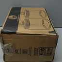 1 Gallon Glass Cookie Jar - Large Food Storage Container with Airtight Lid - Keep Fresh Flour, Chewy Pet Treats, Candy, Dried Foods, Detergent Pods for Your Kitchen or Laundry Room- Pack of 2