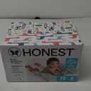 The Honest Company Clean Conscious Diapers for Delicate Skin | Up to 100% Leakproof | Hypoallergenic, Fragrance Free | Gender Neutral | Club Box, Size 2 (12-18 lbs), 72 Count (Prints May Vary) (Multi-colored Giraffes + Barnyard Babies)