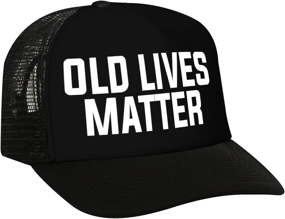 Funny Birthday Party Novelty Trucker Hat - Birthday and Retirement Gifts for Him or Her - Party Decorations, Supplies and Gifts Black