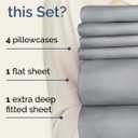 Extra Deep King Sheet Set - 6 Piece Breathable and Cooling Sheets - Hotel Luxury Bedding for Women, Men, Kids & Teens - Easy & Secure Fit - Soft, Wrinkle Free & Comfy - Extra Deep Pockets - Steel Blue