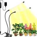bseah Grow Light Plant Lights for Indoor Plants, Full Spectrum Plant Grow Lamp, 10 Dimmable Levels, ON & Off with 3/9/12H Timer Manually Set Daily