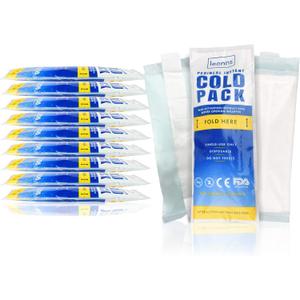 Perineal Ice Packs for Postpartum w/Adhesive Strip | Perineal Cold Pack - 2 in 1 Ice Pack Pads for After Birth - Instant Ice Maxi Pads (12)
