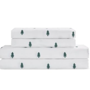 Twin Christmas Christmas Tree Sheet Set - Holiday Xmas Pattern Bedding Set - Deep Pockets - Snug Fit - 3 Piece - Wrinkle Free - Cooling Comfy Festive Winter Holiday Sheets for Women, Men, Kids & Teens