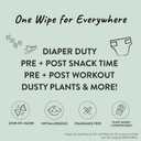 The Honest Company Clean Conscious Multi-Use Wipes Unscented Hypoallergenic Baby for Sensitive Skin 99% Water Plant-Based Compostable Rose Blossom 288 Count (72 Count (Pack of 4))