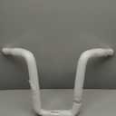 Black 16" Ape Hanger Handlebar, 1" Diameter, Fits Harley Davidson Sportster Iron 883 (20102021), Forty-Eight, 1200 Custom