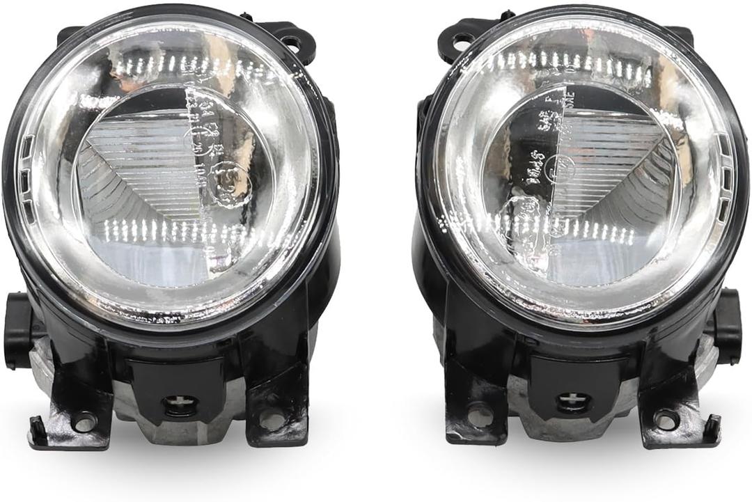 Pair Fog Lights Compatible with Q50 QX50 Q60 QX60 QX80 2014-2018 Driver & Passenger Side Bumper Fog Lamp Replace IN2593108 IN2592108 261554GA0A 261554GA0B