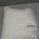 eachope White No Hook Waffle Weave Shower Curtain with snap-in Liner Replacement, 230GSM Waterproof Fabric Hotel Shower Curtain Set for Bathroom, Through Mesh Top Window,60Wx74H