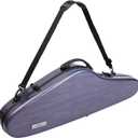 Aileen Violin Hard Case 4/4 Full Size Luxury with Hygrometer Suspension (Purple)