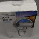 Hotel Wall Mount Hair Dryer for Bathroom with Night Light, 110V, Quiet, Overheat Protection, Negative Ion Technology