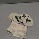 7 Pack 3D Baby Monthly Milestone Card Signs Baby Announcement Sign Double Sided Hello World Newborn Signs Wooden Circles Discs for Welcome Newborn Boy Girl Photo Props(Green,Letter)