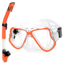 Greatever Dry Snorkel Set,Panoramic Wide View Anti-Fog Scuba Diving Mask,Professional Snorkeling Gear for Adults Kids