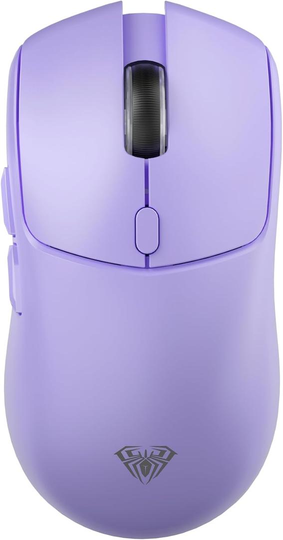 AULA SC580X Wireless Gaming Mouse, Tri-Mode 2.4G/BT5.0/USB-C Gaming Mice with 12000 DPI, 6 Programmable Buttons, Rechargeable Computer Mouse for Laptop/PC/Mac/Tablet