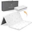 Trifold Pack and Play Mattress for Baby and Toddlers - 38"x26"x1.5", Breathable Pack N Play Mattress, Portable Crib Mattress with Carry Bag, Washable Cover Playpen Mattress for Travel
