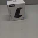 3 in 1 Magnetic Wireless Charging Station Apple 20W Charger Stand Magnetic Wireless Charger for iPhone 16 15 14 13 12 Pro/Pro Max/Plus/Mini AirPods 2/3/Pro iWatch Ultra/8/7/SE/6/5/4/3/2 (3 in 1) (Black)