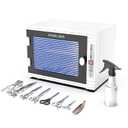 KING&DUKE Nail Tool Sterilizer Machine, 15L Large Capacity UV Sterilizer Cabinet, Sanitizer Box for Esthetician, Nail Salon, Barbers - Professional 360 Disinfection for Home and Commercial Use