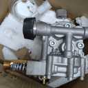 YAMATIC 7/8" Shaft Vertical Pressure Washer Pump Rear Inlet/Outlet 3000 PSI @ 2.5 GPM Replacement Pump for Power Washers, Compatible with 308653045, 308653052, 308653078, GCV190 and more