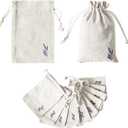 Daclubmenxy Cotton drawstring bags 46 Inch - Muslin Drawstring Pouch for Jewelry, Wedding Favors, Hangover Kits & Eco-Friendly Packaging (20-Pack) (White)