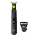 Philips Norelco OneBlade 360 Pro Hybrid Electric Shaver & Trimmer, with 12-in-1 Comb, QP6531/70 (Black/Lime Green)