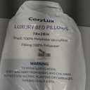 CozyLux Soft Supportive Bed Pillows for Side and Back Sleepers, Oeko-Tex Certified Down Alternative Filling, Hotel Quality Fluffy Sleeping Pillow, Queen Size Set of 4, White, 18" x 28"