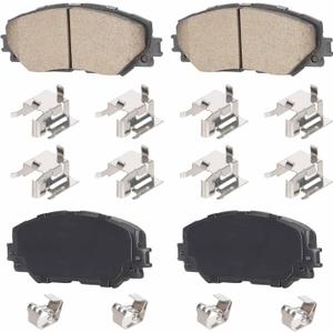 4PCS Front Ceramic Brake Pads Fit for Scion xD 2008-2014 Toyota Corolla 2009-2019 Matrix 2009-2014 Pontiac Vibe 2009-2010 Lexus HS250h 2010-2012