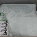 Hansleep Bed Wedge Pillow Set for After Surgery 4PCS, Post Surgery Pillow for Sleep Apnea and Acid Reflux Relief, Adjustable Reading Pillows Back Support with Memory Foam, White, 20"
