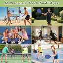 UBALANCE Pickleball Net Set with 4 Paddles for Indoor & Outdoor Sport, Portable All-in-One Ball Game Equipment, Like Fun Pickleball, Badminton, Tennis, Easy Setup for Backyard, Driveway