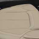 Coverado Seat Covers, Car Seat Covers Front Seats, Car Seat Cover, Car Seat Protector Waterproof, Car Seat Cushion Nappa Leather, Beige Seat Covers Carseat Cover Universal Fit for Most Cars