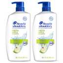 Head & Shoulders Anti-Dandruff Shampoo with 1% Pyrithione Zinc, Clinically Proven & Scalp Care Treatment, Fresh Green Apple Scent, 32.1 Fl Oz Each, 2 Pack
