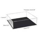 uxcell Acrylic Clear Display Case Box Dustproof Protection Showcase Cube Collectibles Show Box 11.8x9.8x3.9inch