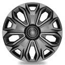 TangMiGe 4-PACK Hubcaps Wheel Covers compatible with Ford Transit 150/ 250 / 350, 2015 2016 2017 2018 2019 2020 2021 2022 2023 2024, 16 inch, 5 Y Spok, Standard Leg, Black Color