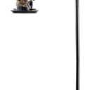 HOHIYA Heavy Duty Shepherd Hook 61 Inch Bird Cage Stand Outdoor Garden for Bird Feeders Hanging Plants Solar Lights & Lanterns Weather-Resistant Black Powder Coated Steel