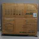 SAYGOER Small Round Coffee Table, Modern Coffee Tables for Living Room, Simple Center Table for Small Space Home Office Gardern, 27.6 × 27.6 × 17.7inch, Grey Wash