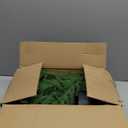 3FT Artificial Norfolk Pine Christmas Tree Real Touch Faux Tree with Black Pot, Realistic Indoor Holiday Decor for Christmas Entryway, Living Room & Office