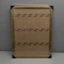 Wood 18x24 Frame Gold, Ornate Natural 24x18in Poster Picture Frame, Modern Golden 18 x 24inch Gallery Wall Photo Frame with HD Plexiglass, Horizontal Vertical Wall Mounting Display 1pcs