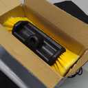 SCRUBIT 12" Car Wash Brush with Soft Bristles for Car Truck Boat Deck & House Cleaning, Exterior Washing Brush Connects with Pole & Hose Storage Bag Included (Yellow)