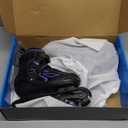 2PM SPORTS Vinal Girls Adjustable Flashing Inline Skates, All Wheels Light Up, Fun Illuminating Skates for Kids Men Adult Women and Boys (Medium - Big Kid (1-4 US), Violet & Magenta)